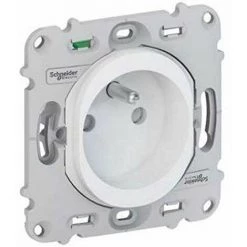 OVALIS - PRISE DE COURANT - 2P+T - 16A - AVEC ÉCLIPSE - SANS PLAQUE DE FINITION SCHNEIDER ELECTRIC