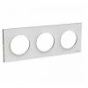 SCHNEIDER ELECTRIC SC5S520706A1 ODACE STYL PLAQUE 3 POSTES HORIZONTAUX OU VERTICAUX, GRIS