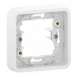 SCHNEIDER ELECTRIC MUR39108 ? CADRE 1 POSTE AVEC GRIFFES BLANC
