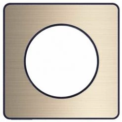 SCHNEIDER ELECTRIC S540802L ODACE TOUCH PLAQUE AVEC LISERÉ 1 POSTE, BRONZE