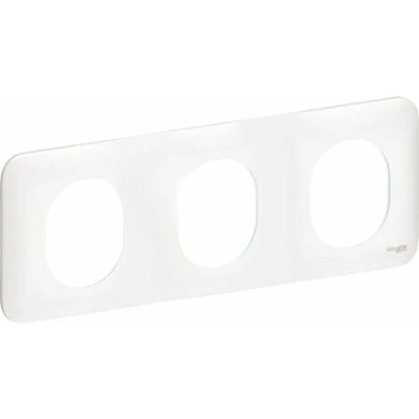 OVALIS - PLAQUE DE FINITION - 3 POSTES HORIZONTAL SCHNEIDER ELECTRIC S260706 1 OVALIS - PLAQUE DE FINITION - 3 POSTES HORIZONTAL SCHNEIDER ELECTRIC S260706