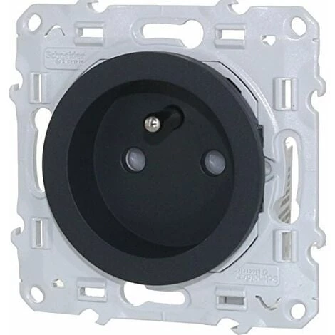 ODACE, PRISE DE COURANT 2P+T ANTHRACITE, À VIS, CONNEXION RAPIDE SCHNEIDER ELECTRIC 1 ODACE, PRISE DE COURANT 2P+T ANTHRACITE, À VIS, CONNEXION RAPIDE SCHNEIDER ELECTRIC