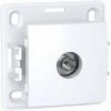 ALRÉA, PRISE TV SIMPLE MÂLE BLINDÉE, 1 SORTIE, BLANC POLAIRE SCHNEIDER ELECTRIC SCHALB61311P