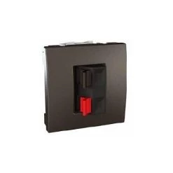 SCHNEIDER UNICA GRAPHITE PRISE HAUT-PARLEUR 2 MODULES SCHNEIDER ELECTRIC SCHMGU3.486.12