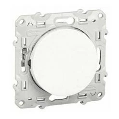 SCHNEIDER ELECTRIC S525204 ODACE, INTERRUPTEUR VA-ET-VIENT, 10 AX, CONNEXION RAPIDE, BLANC ODACE, VA-ET-VIENT BLANC, 10 A À GRIF