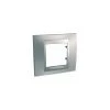SCHNEIDER ELECTRIC SC5MGU66002038 PLAQUE 1 POSTE CHROME SATINÉ ALU UNICA TOP MGU66.002.038
