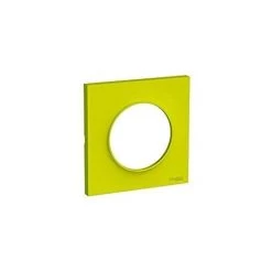 SCHNEIDER ELECTRIC S520702H ODACE STYL PLAQUE VERT CHARTREUSE 1 POSTE