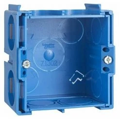 SCHNEIDER ELECTRIC - MODULO - BOÎTE CARRÉE À SCELLER - 1 POSTE - PROFONDEUR 40MM - ALB71301