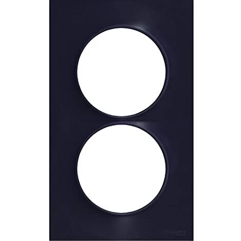 SCHNEIDER ELECTRIC - ODACE STYL, PLAQUE ANTHRACITE 2 POSTES VERTICAUX ENTRAXE 57MM - S540714 1 SCHNEIDER ELECTRIC - ODACE STYL, PLAQUE ANTHRACITE 2 POSTES VERTICAUX ENTRAXE 57MM - S540714