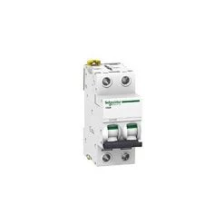 SCHNEIDER ELECTRIC A9 F75220 IC60 N DISJONCTEUR, ACTI9, COURBURE D, 2P, 85 MM HAUTEUR X 36 MM LARGEUR X 78.5 MM PROFONDEUR, 20 A