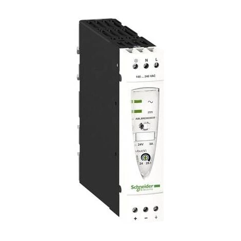 ALIMENTATION RAIL DIN SCHNEIDER ELECTRIC ABL8REM24030 3 A 72 W 1 PC(S) 1 ALIMENTATION RAIL DIN SCHNEIDER ELECTRIC ABL8REM24030 3 A 72 W 1 PC(S)