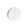 SCHNEIDER ELECTRIC - ODACE BLANC, ENJOLIVEUR SEUL DOUBLE VA-ET-VIENT, DOUBLE POUSSOIR, VV + POUSSOIR - S520614