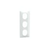 OVALIS - PLAQUE DE FINITION - 3 POSTES VERTICAL - ENTRAXE 71 MM - BLANC SCHNEIDER ELECTRIC SCHS320726