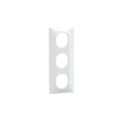 OVALIS - PLAQUE DE FINITION - 3 POSTES VERTICAL - ENTRAXE 71 MM - BLANC SCHNEIDER ELECTRIC SCHS320726