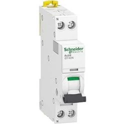 ACTI9 IDT40N - DISJONCTEUR MODULAIRE - 1P+N C 10A 6000A/10KA SCHNEIDER ELECTRIC SCHA9P24610