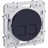 SCHNEIDER ELECTRIC - ODACE, PRISE RJ45 ANTH., GRADE 3 (MULTIMÉDIA +) CAT. 6A STP (LONGUE DISTANCE) - S540477