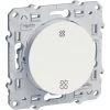 SCHNEIDER ELECTRIC Interrupteur VMC Odace - 2 Vitesses Sans Position Arrêt - À Vis - Blanc