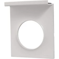 SCHNEIDER ELECTRIC Plaque De Finition Simple Odace Styl Pratic - Avec Support Téléphone - Blanc