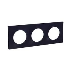 SCHNEIDER ELECTRIC Plaque De Finition Triple Odace Styl Clipsable - Anthracite