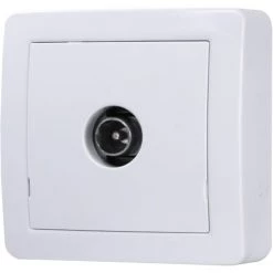 SCHNEIDER ELECTRIC Prise TV Alréa - Blanc