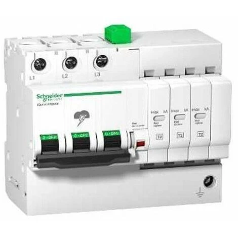SCHNEIDER ELECTRIC Parafoudre Avec Report Signalisation - 3P - Acti9 - IQuick PRD40r 1 SCHNEIDER ELECTRIC Parafoudre Avec Report Signalisation - 3P - Acti9 - IQuick PRD40r