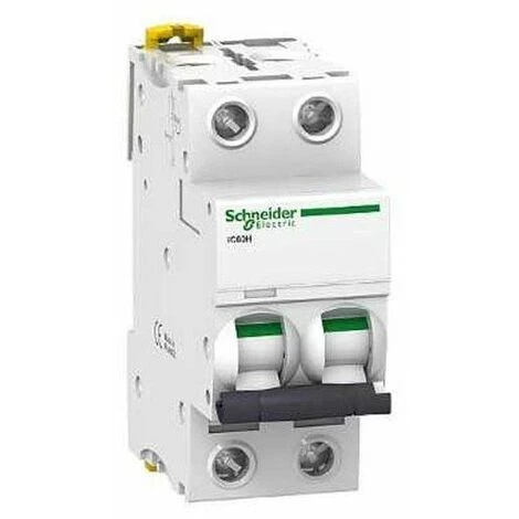 SCHNEIDER ELECTRIC Disjoncteur 20 A - Acti9 - IC60H - 2P - Courbe C 1 SCHNEIDER ELECTRIC Disjoncteur 20 A - Acti9 - IC60H - 2P - Courbe C