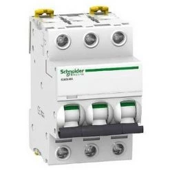 SCHNEIDER ELECTRIC Disjoncteur à Déclenchement Instantané 4 A - 3P - IC60L - Courbe MA