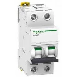 SCHNEIDER ELECTRIC Disjoncteur à Déclenchement Instantané 16 A - 2P - IC60L - Courbe MA