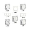 SCHNEIDER ELECTRIC Pack Odace Blanc 95 Mécanismes - 55 Plaques