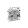 SCHNEIDER ELECTRIC Odace Prise TV / FM / SAT - 2 Entrées - Aluminium - Aluminium