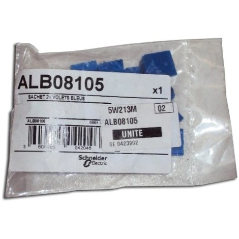 SCHNEIDER ELECTRIC Sachet 24 Volets Bleus Pour Coffret VDI 2 SCHNEIDER ELECTRIC Sachet 24 Volets Bleus Pour Coffret VDI – Image 2