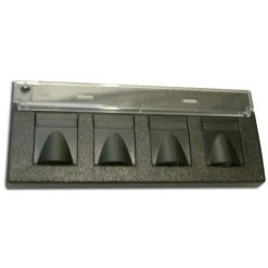 SCHNEIDER ELECTRIC Plastron Obturateur Noir 4 Prises RJ45 Pour Panneau Data à Equiper SCHNEIDER ALB08134 -SCHNEIDER ELECTRIC Soldes 9553926 3