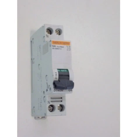 SCHNEIDER ELECTRIC Disjoncteur 6A 1P+N Courbe C 10KA DT40N (remplacé Par A9N21364) SCHNEIDER 21364 1 SCHNEIDER ELECTRIC Disjoncteur 6A 1P+N Courbe C 10KA DT40N (remplacé Par A9N21364) SCHNEIDER 21364