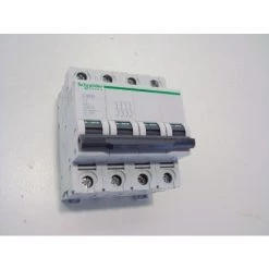 SCHNEIDER ELECTRIC Disjoncteur 1A 4P Courbe C 10kA C60N (remplacé Par A9F74401) SCHNEIDER 24222