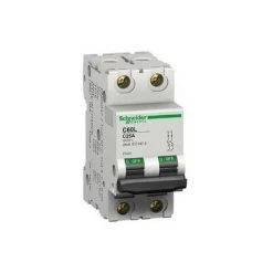 SCHNEIDER ELECTRIC Disjoncteur 1A 2P Courbe C 25kA C60L MULTI9 (remplacé Par A9F94201) SCHNEIDER 25418 -SCHNEIDER ELECTRIC Soldes 9554489 3