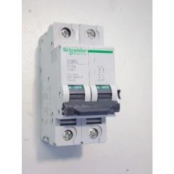 SCHNEIDER ELECTRIC Disjoncteur 3A 2P Courbe C 25kA C60L MULTI9 (remplacé Par A9F94203) SCHNEIDER 25420