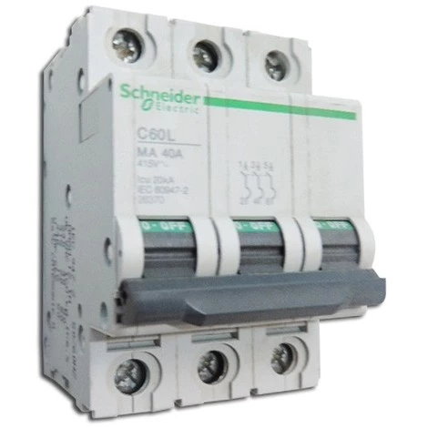 SCHNEIDER ELECTRIC Disjoncteur Moteur 40A 3P Courbe MA 15…40kA 480A Magnetique Max 440V C60LMA (remplacé Par A9F90340) SCHNEIDER 26370 3 SCHNEIDER ELECTRIC Disjoncteur Moteur 40A 3P Courbe MA 15…40kA 480A Magnetique Max 440V C60LMA (remplacé Par A9F90340) SCHNEIDER 26370 – Image 3