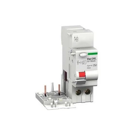 SCHNEIDER ELECTRIC Bloc Differentiel 25A 2P 300mA Type AC 230..415V VIGI C60 (remplacé Par A9Q14225) SCHNEIDER 26511 2 SCHNEIDER ELECTRIC Bloc Differentiel 25A 2P 300mA Type AC 230..415V VIGI C60 (remplacé Par A9Q14225) SCHNEIDER 26511 – Image 2