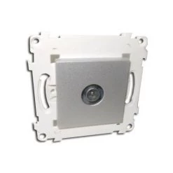 Prise TV Simple Aluminium (alu) 1 Sortie Mâle Blindée Fixation Vis ALVAIS SCHNEIDER ELECTRIC ALB86311 -SCHNEIDER ELECTRIC Soldes 9555071 3