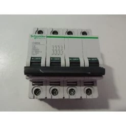 Disjoncteur 2A 4P Courbe C 15kA C60H (remplacé Par A9F84402) MULTI9 SCHNEIDER ELECTRIC 24873