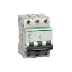 Disjoncteur 1A 3P Courbe C 25kA C60L (remplacé Par A9F94301) MULTI9 SCHNEIDER ELECTRIC 25431 -SCHNEIDER ELECTRIC Soldes 9555183 3
