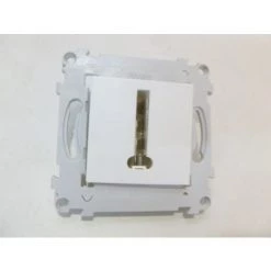 SCHNEIDER ELECTRIC Prise Conjoncteur Telephone 8 Plots En Té Blanche Sans Plaque ALVAIS SCHNEIDER ALB81066