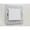 SCHNEIDER ELECTRIC Poussoir à Fermeture Porte Etiquette Sans Plaque Blanc 0,5mA Ressort ALVAIS SCHNEIDER ALB82062