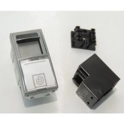 Prise RJ45 Cat 5E F/UTP Graphite 1 Module UNICA SCHNEIDER ELECTRIC MGU3.472.12