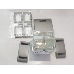 Variateur Poussoirs RF 868.3MHz 2 Ou 4 Boutons Voyant Lumineux Rouge 230V 1 Module Graphite UNICA SCHNEIDER ELECTRIC MGU3.573.12