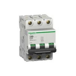 SCHNEIDER ELECTRIC Disjoncteur 10A 3P Courbe K 25kA C60L (remplacé Par A9F95310) Multi9 SCHNEIDER 25503 -SCHNEIDER ELECTRIC Soldes 9555788 3