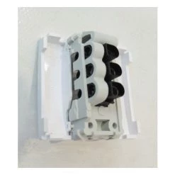 SCHNEIDER ELECTRIC Sortie De Cable 16A Blanche 3 Bornes Pour Fils 2.5mm² 2 Modules UNICA -SCHNEIDER ELECTRIC Soldes 9555907 3