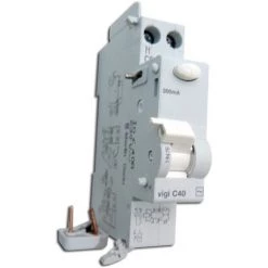 Bloc Differentiel 40A 1P+N 300mA Type AC Vigi C40 (équivalent Au VIGI TG40 21483 MULTI9) SCHNEIDER ELECTRIC 19475