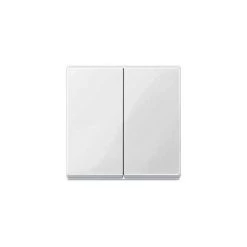 Enjoliveur Blanc Pour Commande D'éclairage Double Lumineuse (MERTEN) M-PLAN SCHNEIDER ELECTRIC MTN438519