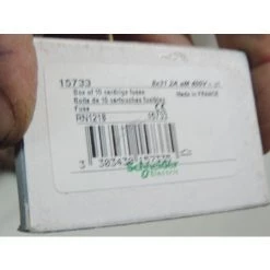 SCHNEIDER ELECTRIC Boite De 10 Fusible Domestique 2A 8.5X31.5mm AM Sans Voyant SCHNEIDER 15733